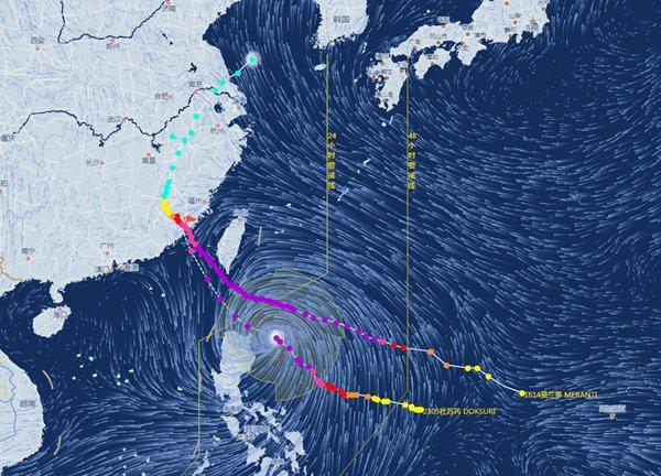 杜苏芮台风路径的监测与影响分析  杜苏芮台风路径