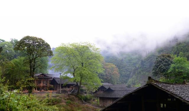 山里的寨子，静谧与传统的交织之地  山里的寨子